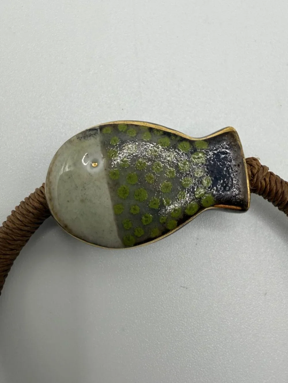 Ceramic Fish Bracelet with Jewelry Dish woman/Girl